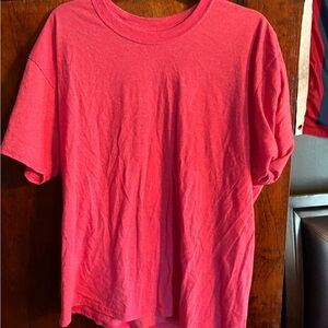 Hanes Vibrant Pink Tee